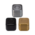 Wholesale custom 40mm square shape zinc alloy smoking accessories metal weed grinder